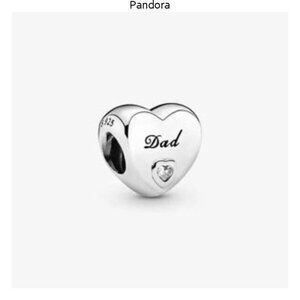 Pandora Dad Heart Charm
